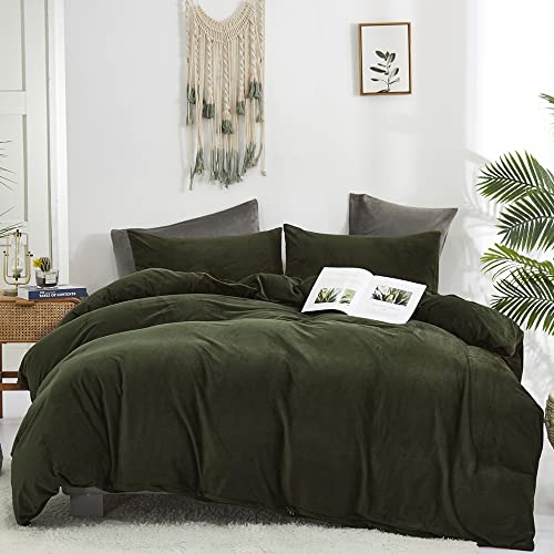 Army Green Velvet