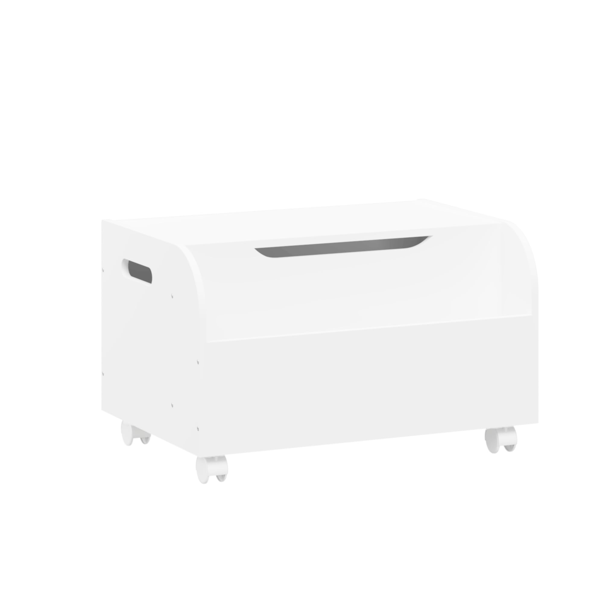 **Wooden Toy Chest with Bookshelf & Storage Organizer – Flip-Top Lid, Safety Hinge, 4 Universal Wheels – Kids Toy Box for Playroom & Bedroom Organization (White) – Perfect for Boys & Girls Toys, Books & Room Decor**
