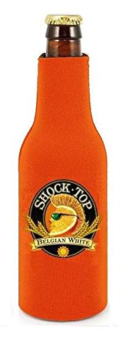 Shock Top Belgian White Ale Beer Bottle Cooler - Insulated Sleeve for 12 oz Bottles | Perfect for Picnics, BBQs, and Outdoor Parties