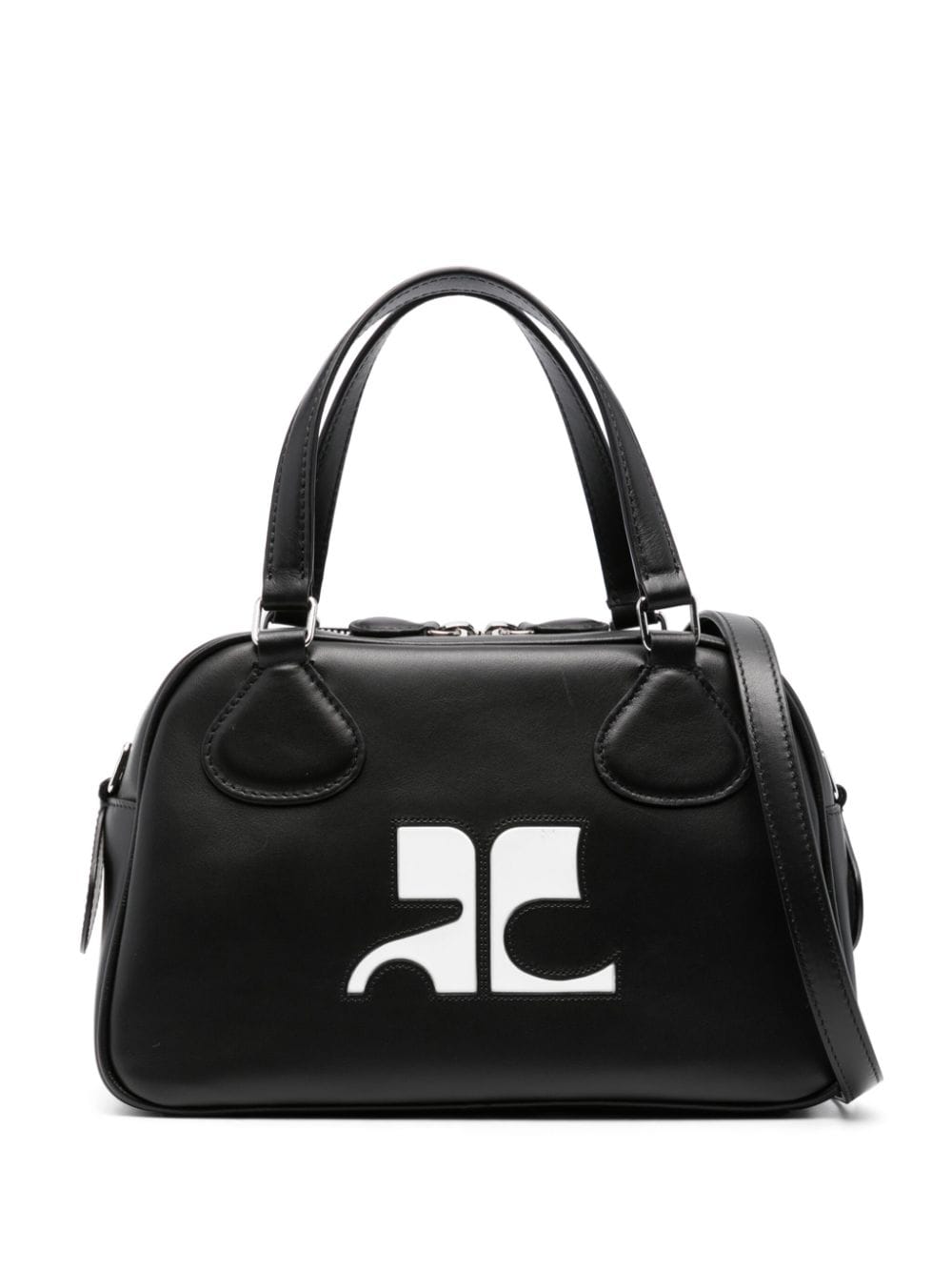 COURREGES PRE Bags for Women - Stylish Black Leather Handbag | Perfect for Work, Travel & Everyday Use