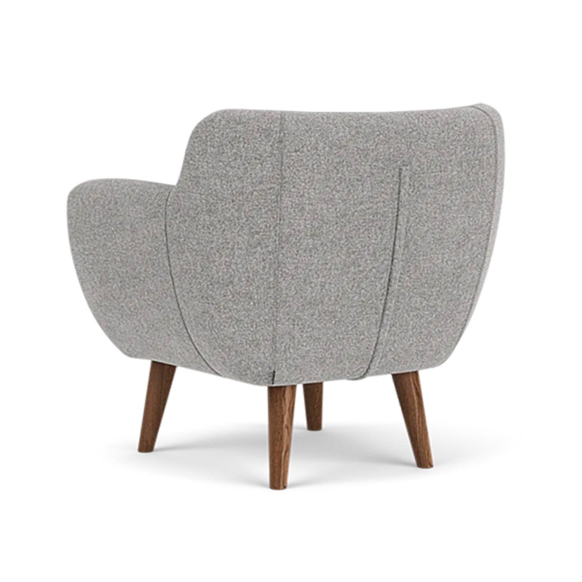 Anne Fabric Armchair - Modern Upholstered Accent Chair for Living Room, Bedroom & Office - Comfortable Lounge Chair with Sturdy Wooden Legs (Perfect for Reading, Relaxing & Home Decor)