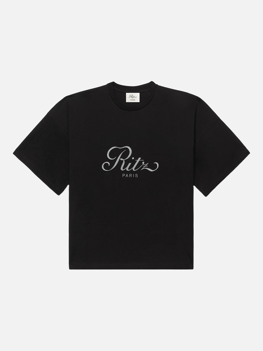Ritz Men's Cropped Relaxed Fit T-Shirt - Soft Cotton Casual Tee for Everyday Wear - Perfect for Streetwear, Lounge & Summer Outfits