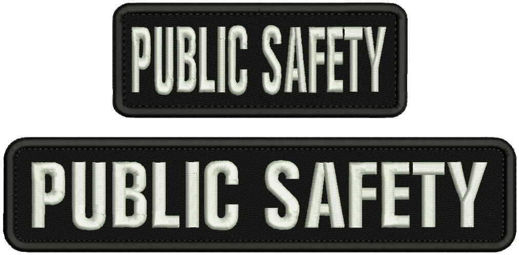 Custom Embroidered Iron-On Patches for Women & Men - Police, Firefighter, EMT Public Safety Hook & Loop Badges - Perfect for Jackets, Hats, Bags & Uniforms