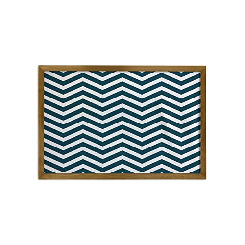 Navy Blue and White