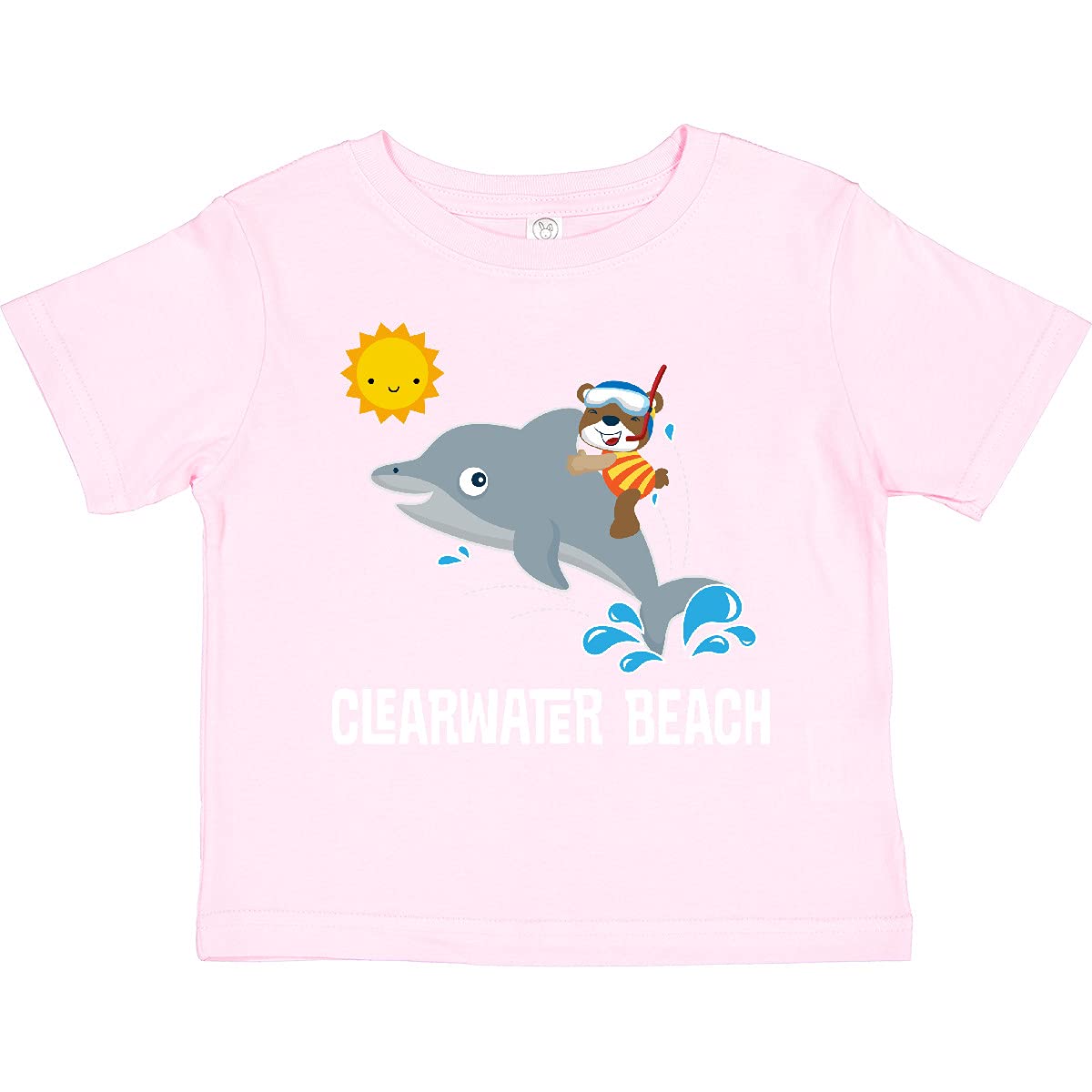 Inktastic Clearwater Beach Florida Vacation Toddler T-Shirt - Cute Summer Outfit for Boys & Girls - Beach Trip, Family Vacation, Holiday Gift Idea