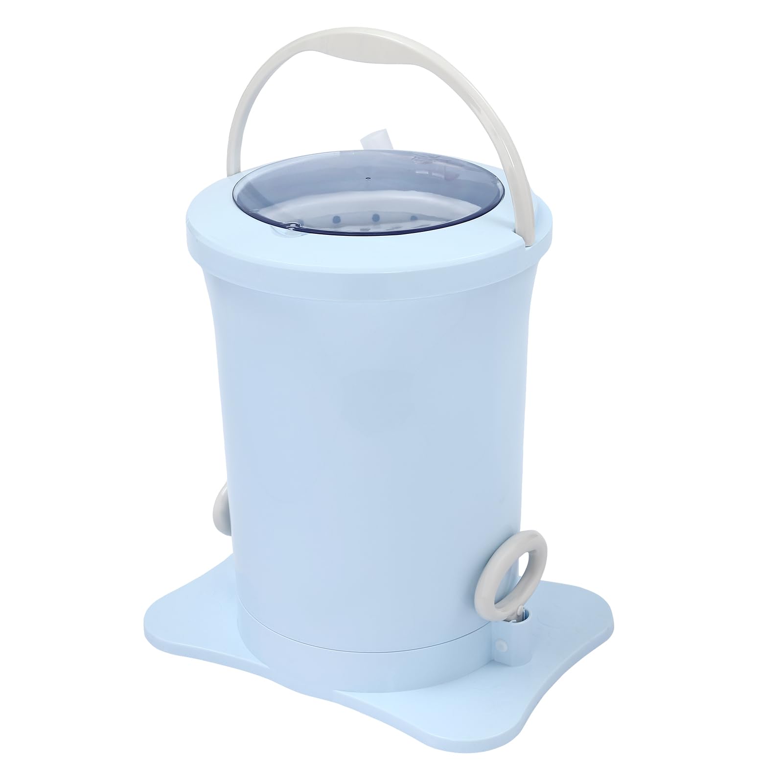 Gdrasuya10 Manual Clothes Dryer - Non-Electric Portable Spin Dryer with Foot Pedal, Large Capacity Compact Laundry Spinner for Travel, Camping & Outdoor Use - Blue (Perfect for RV Trips, Dorms & Off-Grid Living)