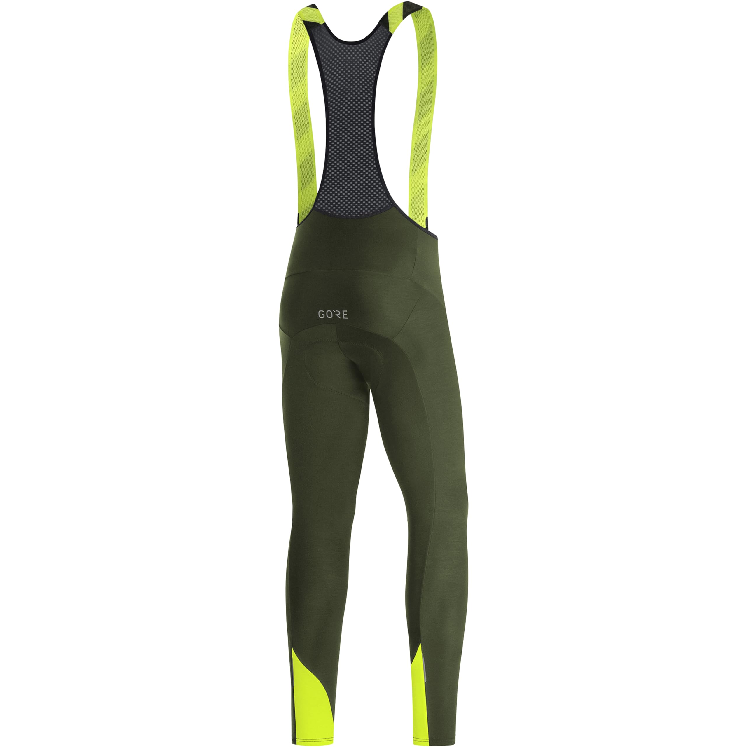 GORE WEAR Men's Thermal Cycling Bib Tights with C3 Seat Pad - Winter Biking, Cold Weather Training & Outdoor Sports Apparel