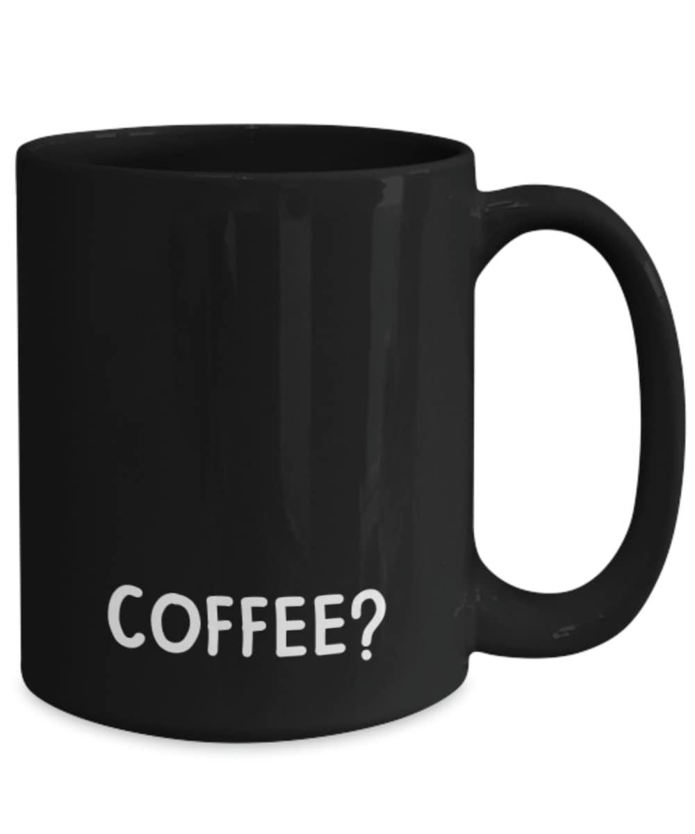 Funny Cat Coffee Mug - 'Who Wants Coffee' Novelty Ceramic Cup, Perfect Birthday Gift for Friends & Coworkers - Great for Office, Home Use & Gift Giving