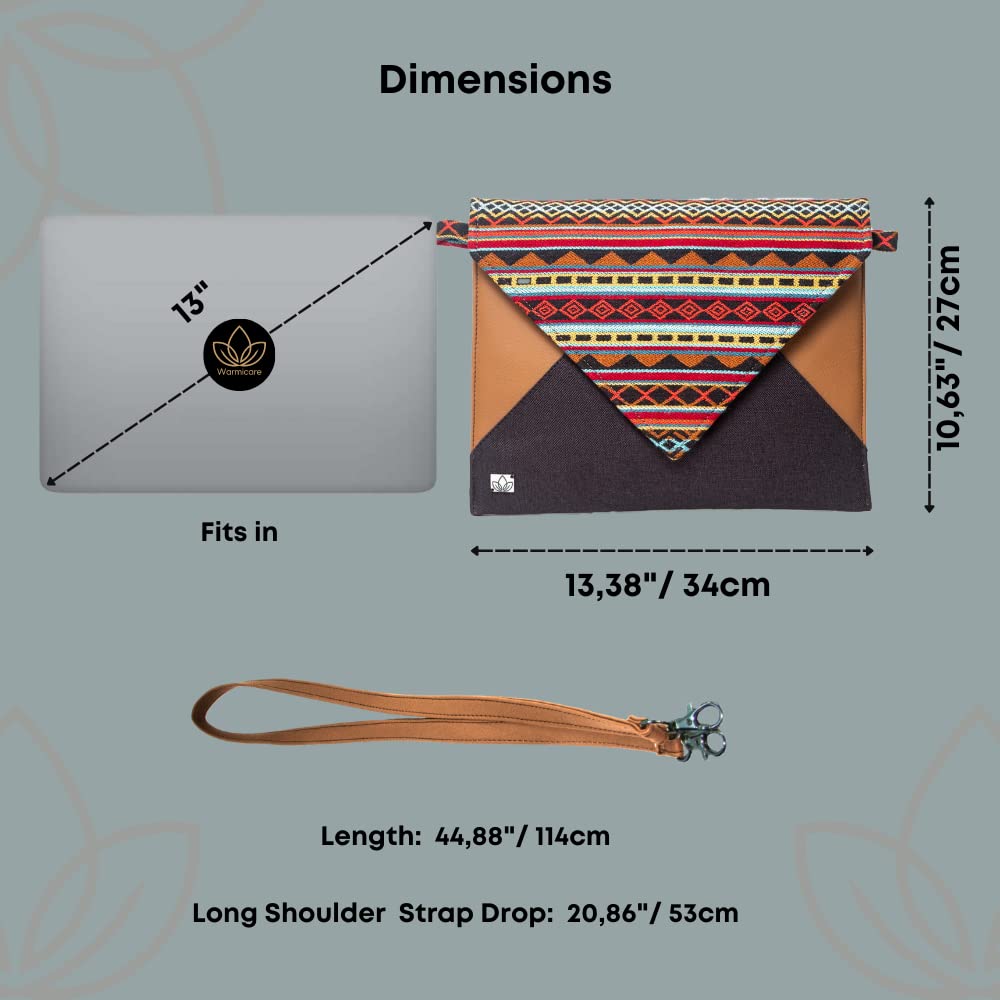 Stylish Women's Crossbody Handbag & Leather Clutch - Dual Function Purse with Colorful Loom Weaving Design - Small Black Purse for Everyday Use, Date Night & Travel Accessories
