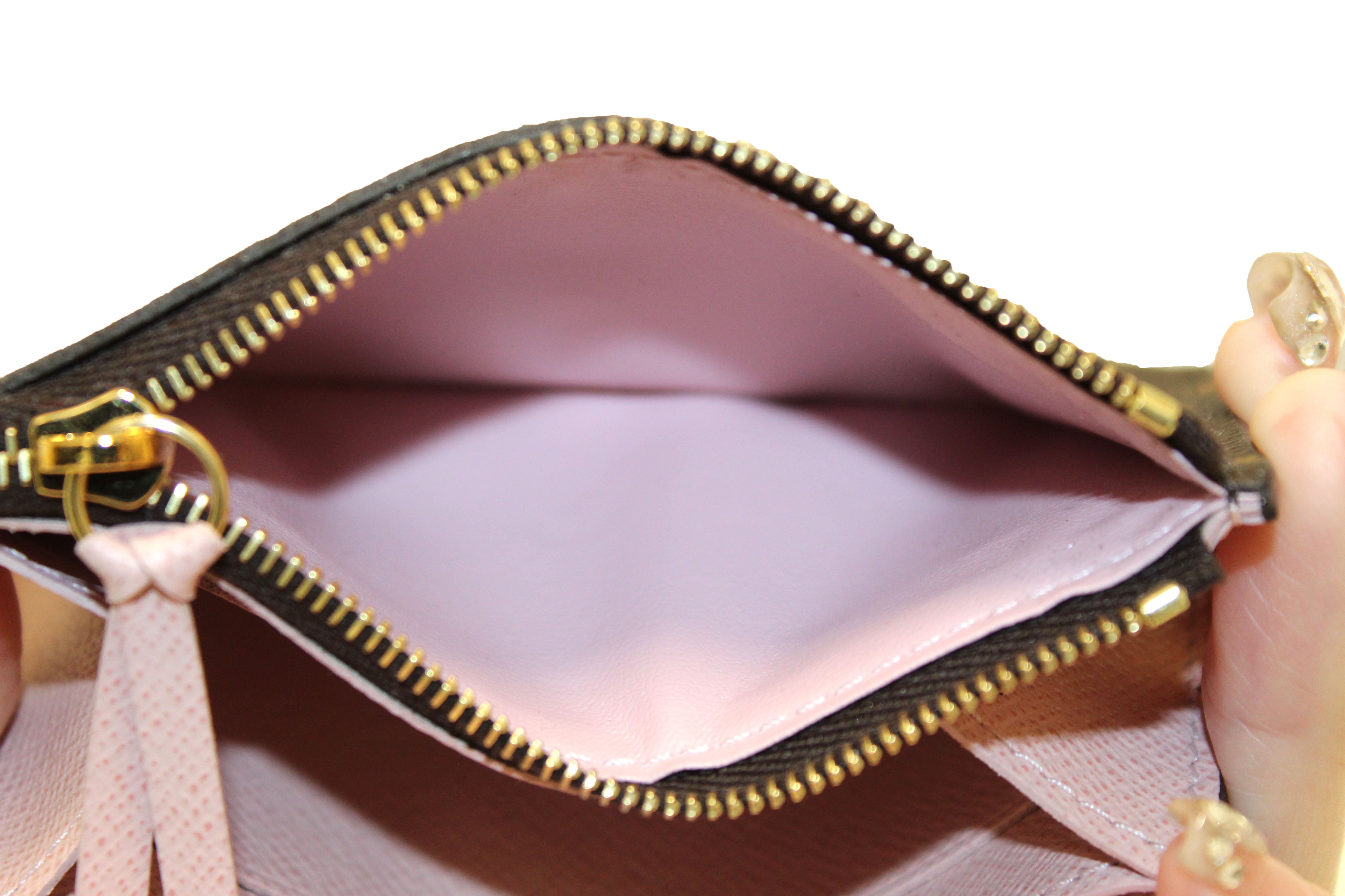 Authentic Louis Vuitton Monogram Rosalie Coin Purse & Wallet - Compact Luxury Organizer for Cards, Cash, and Coins | Perfect for Everyday Use, Travel, and Gift Giving