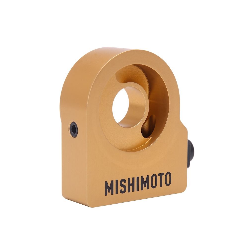 Mishimoto M22 High-Performance Thermostatic Oil Sandwich Plate - Universal Fit for Engine Oil Coolers & Oil Filter Relocation - Perfect for Racing, Towing & High-Temp Applications