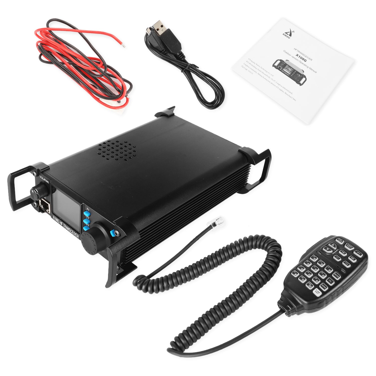 Xiegu X108G Outdoor Portable HF Radio Transceiver - Compact & Durable for Ham Radio Enthusiasts | Perfect for Camping, Hiking & Emergency Communications
