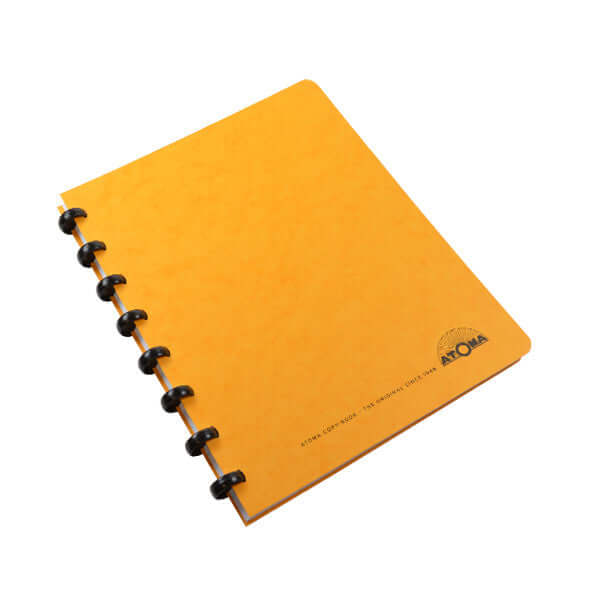 Atoma Classic Colours Card Cover Disc Bound Refillable Notebook 165 x 210mm - Customizable Planner for Office, School & Journaling