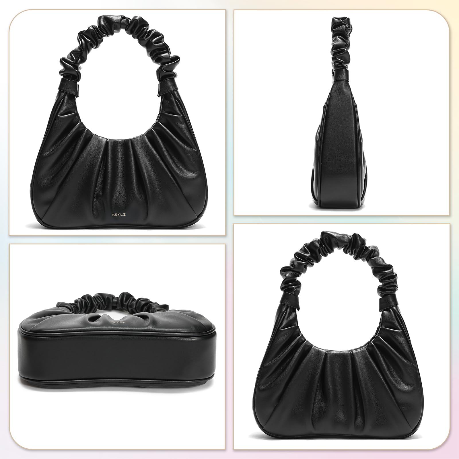 Keyli Mini Cloud Design Handbag for Women - Cute Shoulder Bag, Hobo Tote & Magnetic Closure Clutch | Perfect for Date Night, Shopping & Travel Accessories