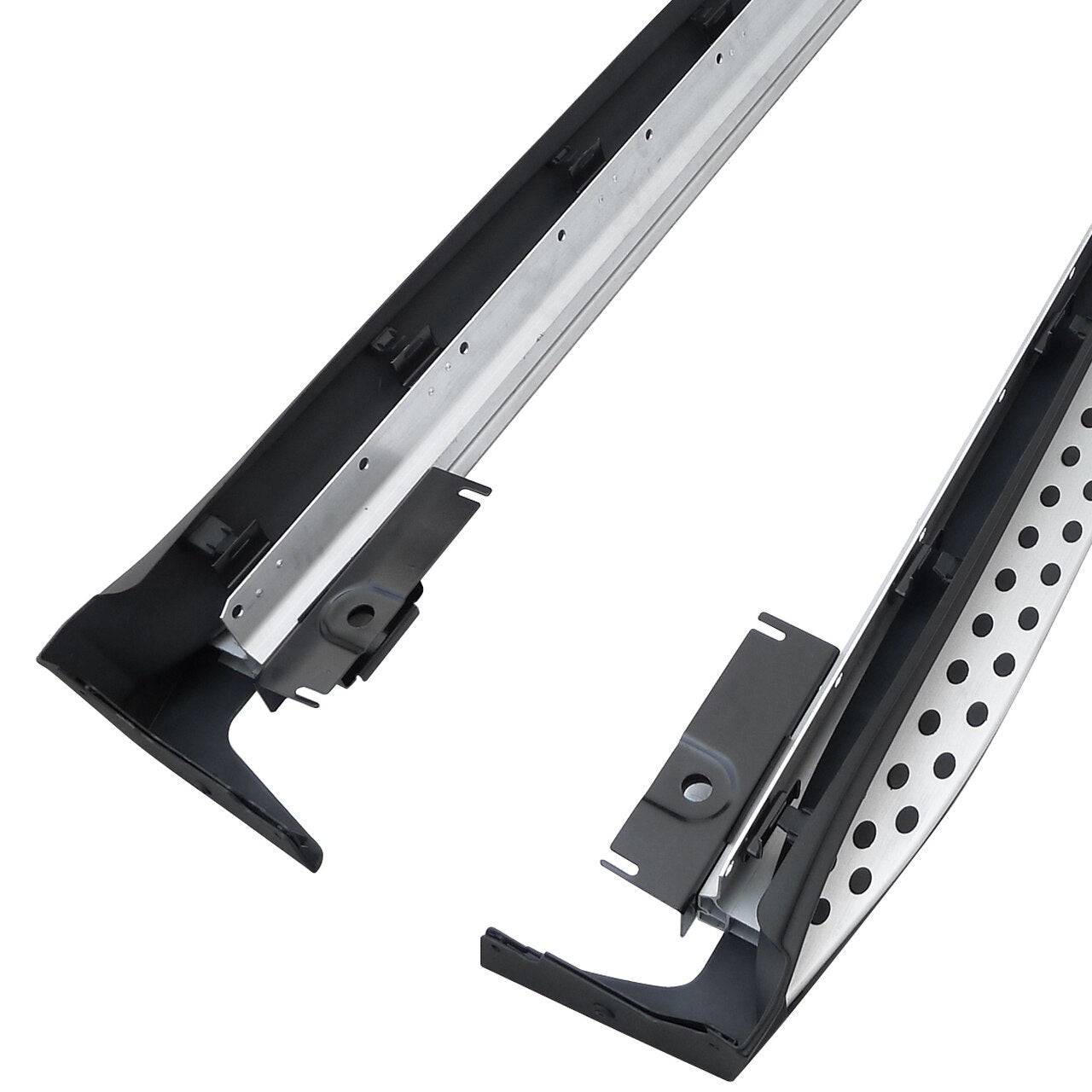 2006-2011 Mercedes Benz W164 ML Class Aluminum Running Boards - Heavy Duty Side Step Bars for Off-Road & Daily Use - Easy Installation Truck Accessories