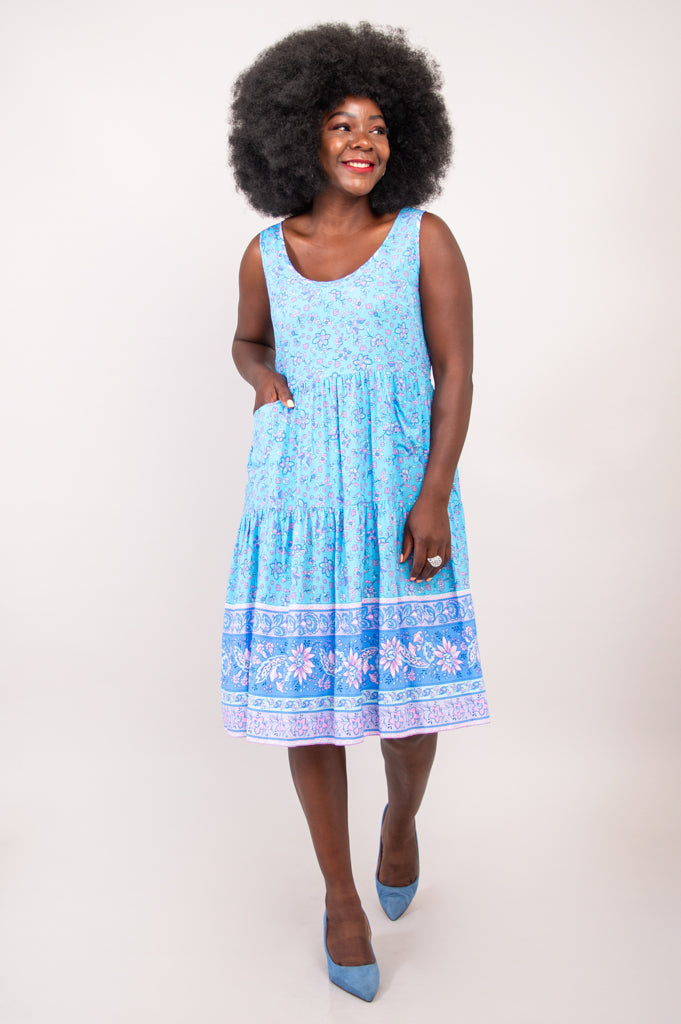 Kayana Women's Miracle Dress - Elegant Flowy Maxi Dress for Summer, Beach, and Special Occasions