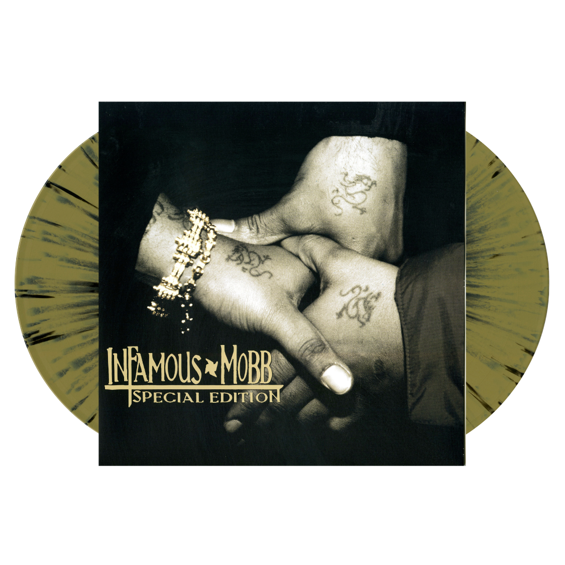 Special Edition Gold & Black Splatter Colored 2xLP Vinyl Record - Perfect for Music Collectors & Audiophiles, Ideal for Home Listening & Gift Giving