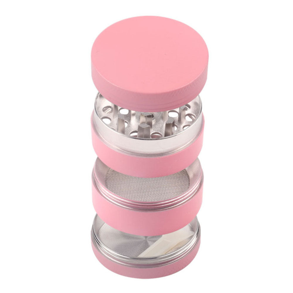 40mm 4-Layer Zinc Alloy Herb Grinder with Luminous Design - Perfect for Grinding Tobacco, Herbs & Spices - Ideal for Smoking Enthusiasts & Home Use