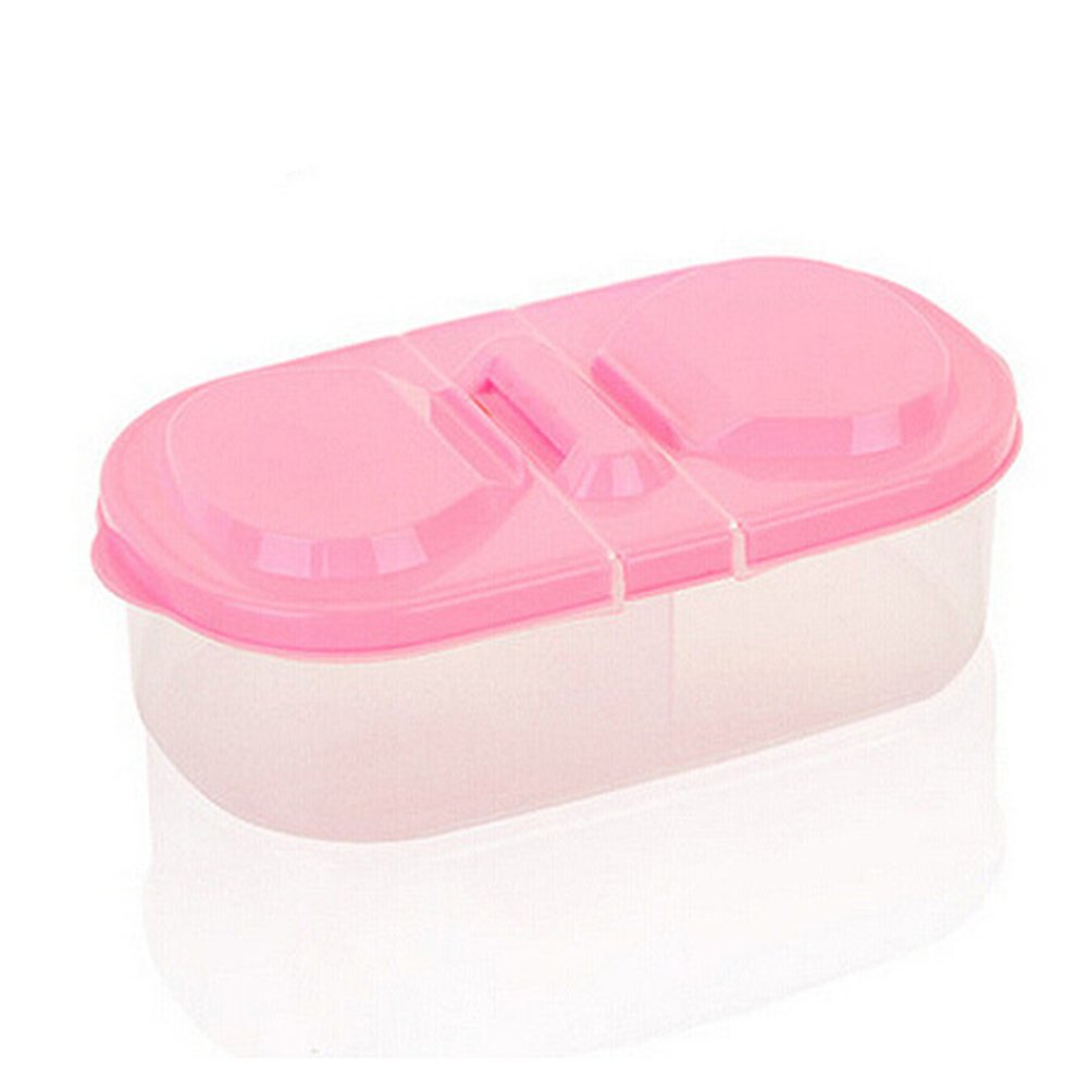 Plastic Food Storage Container for Cereal, Beans, Snacks & Sauces - Airtight Kitchen Organizer with Lid (Pink) - Perfect for Pantry, Picnics & Meal Prep