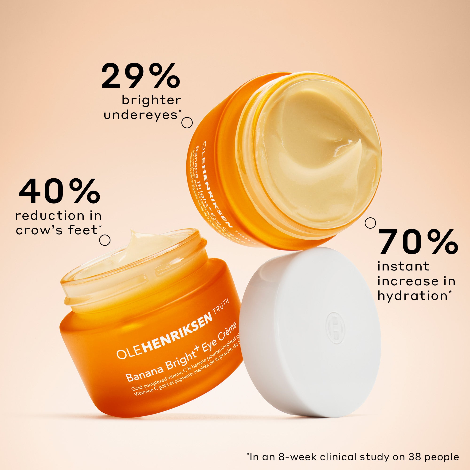 Banana Bright Illuminating Eye Cream & Serum Duo - Vitamin C Dark Circle Treatment for Brighter Eyes - Perfect for Morning Skincare Routine & Travel Essentials