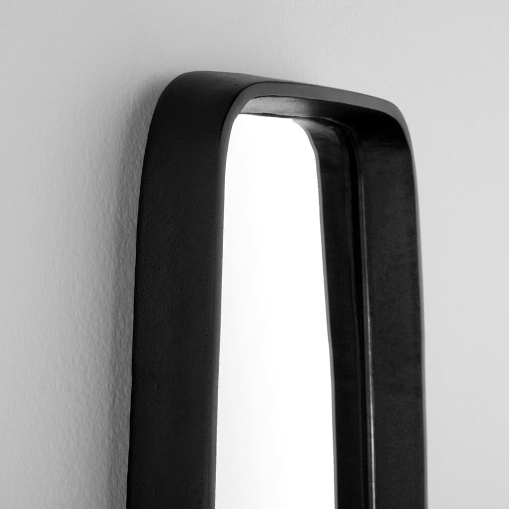 Cyan Design 11353 Pavo Mirror - Black Wall Mirror for Living Room, Bedroom, or Entryway Decor