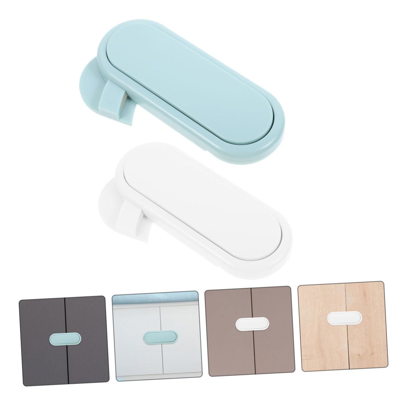Totority 18-Piece Child Safety Cabinet Locks - ABS Plastic Baby Proofing Locks for Cabinets, Cupboards, Fridges & Drawers - Secure Your Home & Protect Kids from Hazards (Perfect for Kitchens, Bathrooms & Nursery Safety)