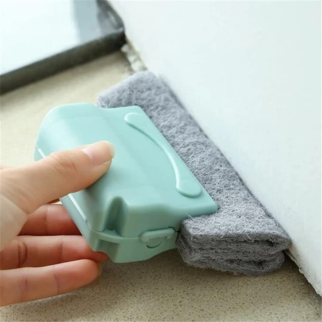 Premium Sulfar Creative Window Groove Cleaning Brush - Ergonomic Handheld Cleaner Tool for Windows, Tracks & Hard-to-Reach Areas | Perfect for Home, Office & Car Window Maintenance