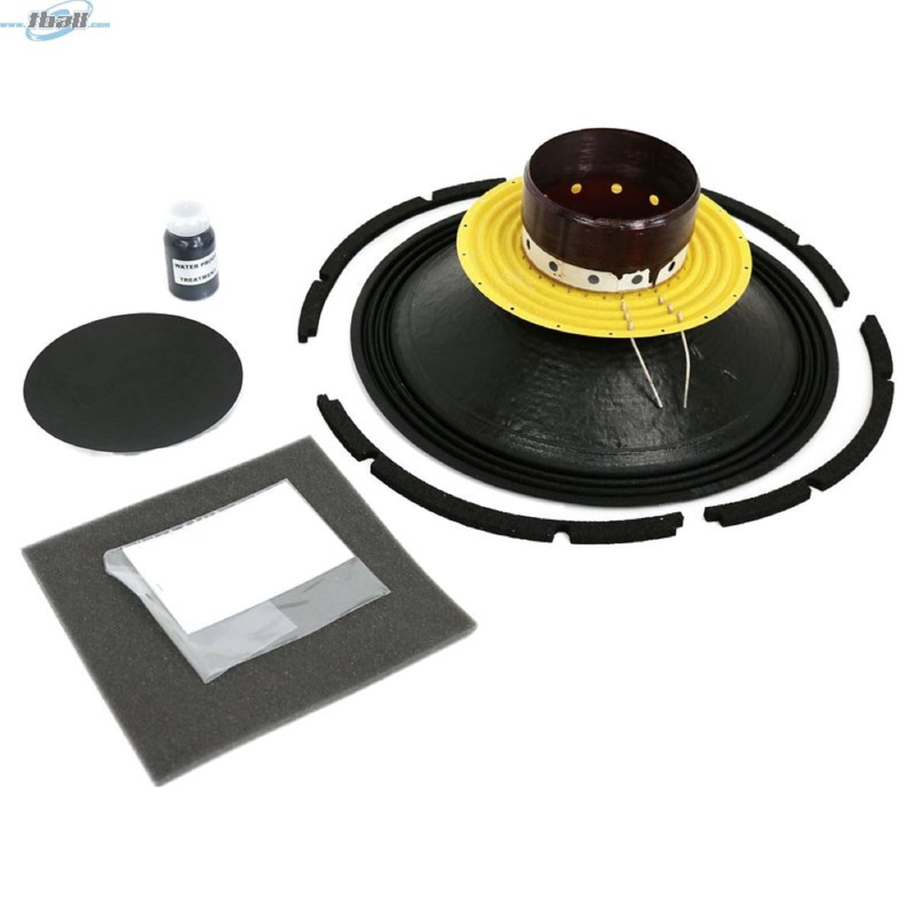 B&C Speakers RCK15DS1154 15DS115-4 Ohms Recone Kit for Voice Coil & Cone Repair, 4 Ohms - Ideal for Studio Monitors & Live Sound Systems