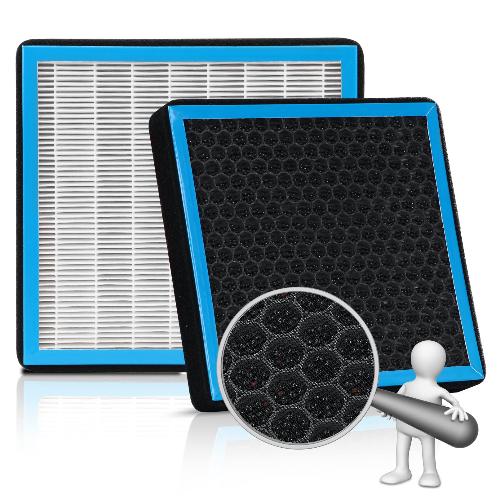 Premium HEPA Cabin Air Filter with Activated Carbon - Compatible with Land Rover, Lexus ES300H, Toyota 4Runner, Corolla & Sienna | Improved Airflow & Odor Elimination | Perfect for City Driving & Off-Road Adventures