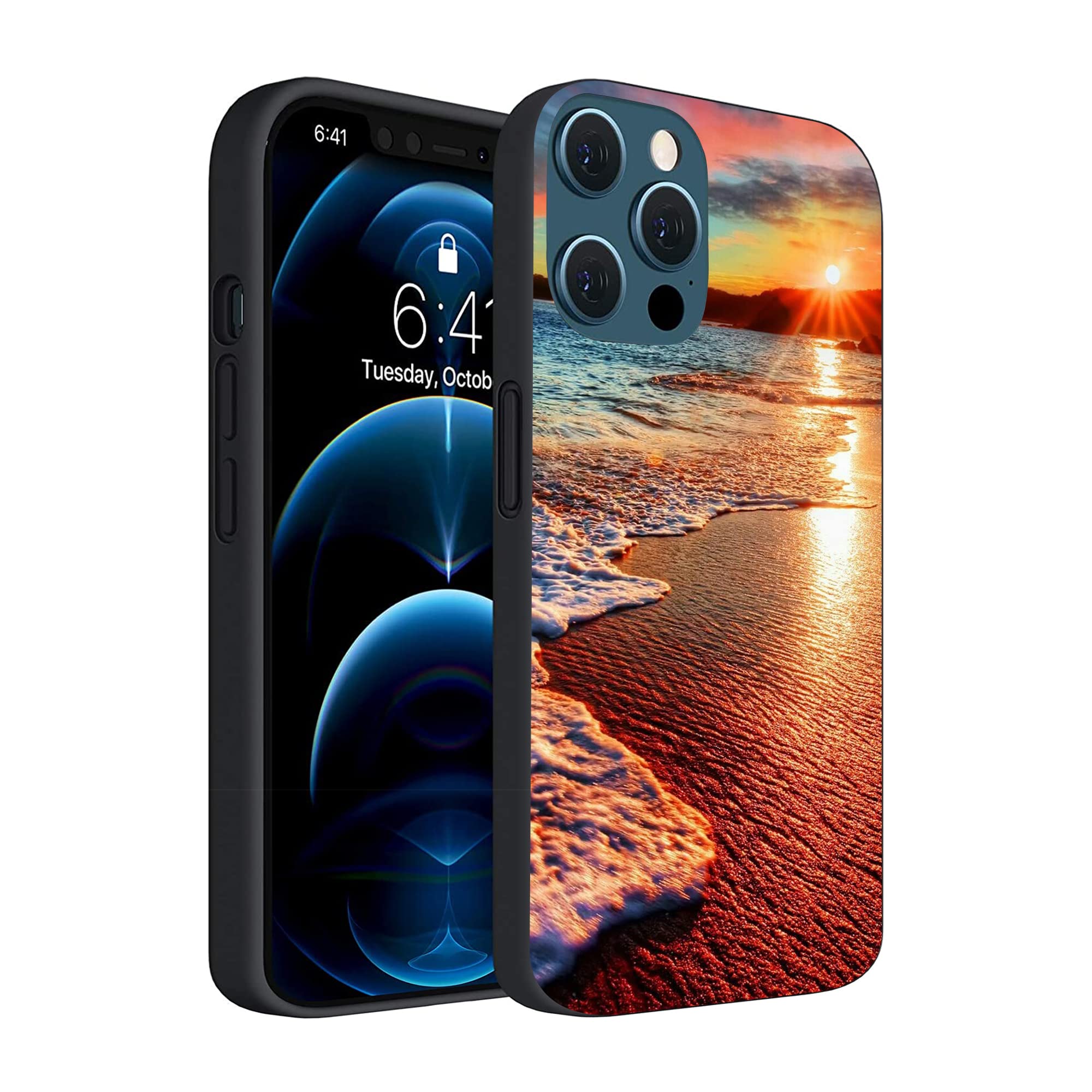 Premium Shockproof iPhone 11 Case - Soft TPU Slim Protective Cover with Sunset Design | Perfect Gift for Women & Girls | Ideal for Daily Use, Travel & Outdoor Activities
