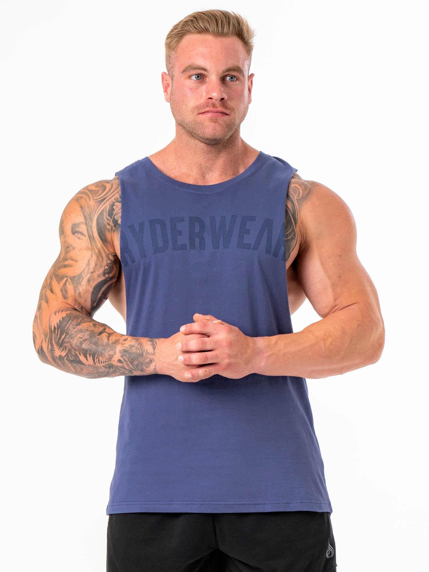 Baller Tank Top for Women - Navy Blue Sleeveless Casual Shirt - Perfect for Gym, Yoga, and Summer Outfits