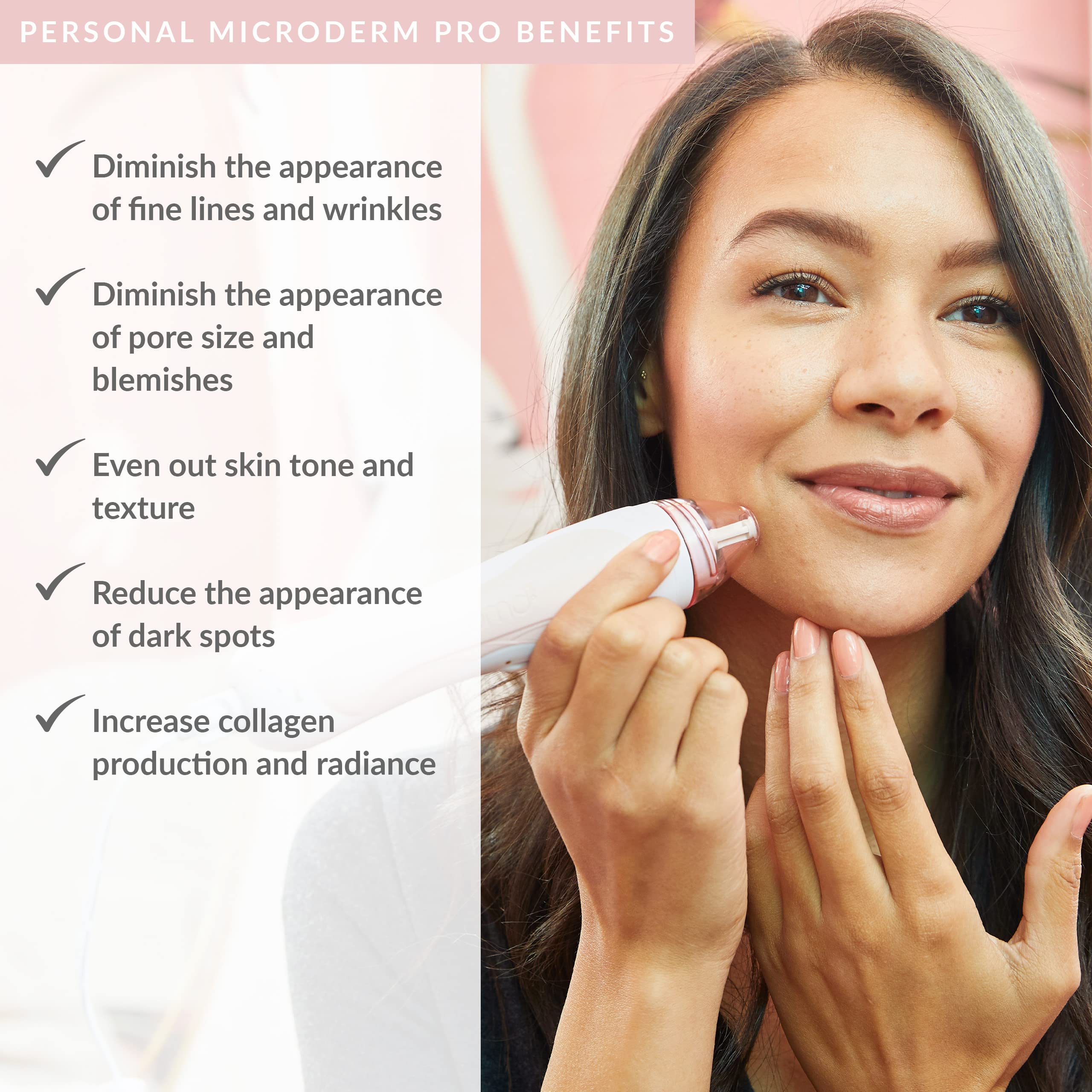 PMD Personal Microderm Pro - At-Home Microdermabrasion Machine Kit for Face & Body - Exfoliating Crystals & Vacuum Suction for Fresh, Radiant Skin - High/Low Speed - Perfect for Anti-Aging & Acne Treatment at Home