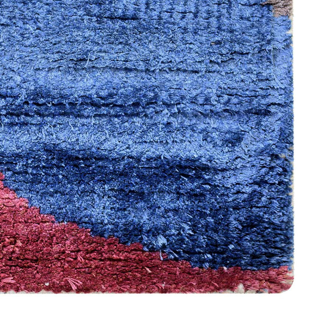 Hand Knotted Sheer Area Rug - Lightweight & Elegant for Living Room, Bedroom, or Nursery Decor