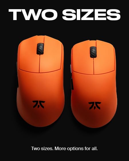 Fnatic x Lamzu Maya 8K Wireless Pro Gaming Mouse - Ultra Light 45g, Pixart 3950 Sensor, 80h Battery, Optical Switches, Windows/Mac Compatible - Perfect for Esports, FPS & MOBA Gaming