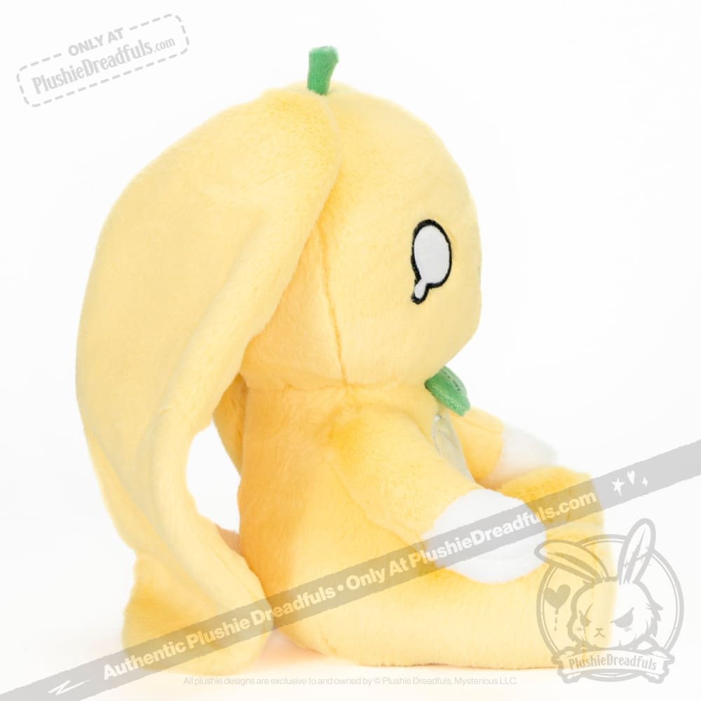 Plushie Dreadfuls Lemon Rabbit Stuffed Animal Toy - Soft Cute Bunny Plush for Kids, Gift, and Home Decor