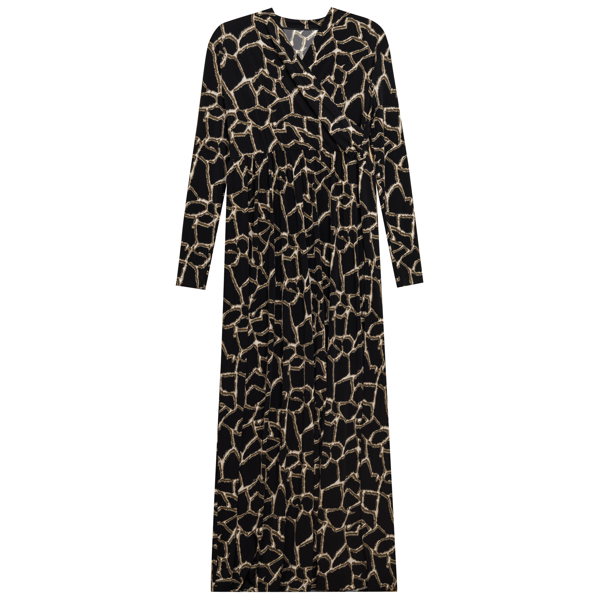 Stylish Printed Maternity Maxi Dress for Pregnant Women - Comfortable & Fashionable Pregnancy Outfit for Summer, Beach, Parties & Special Occasions