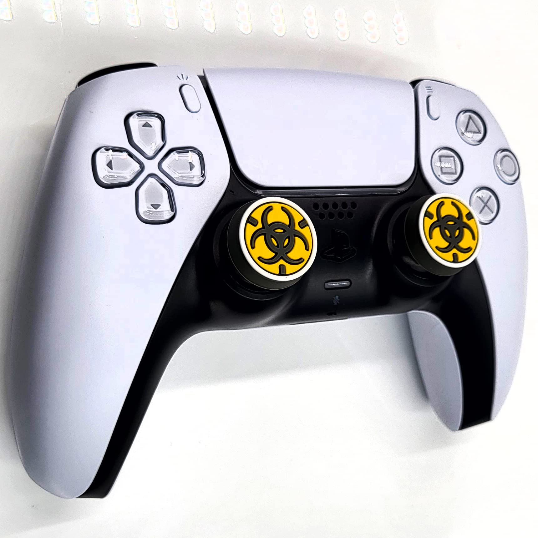 3D Thumbstick Grip Set for Xbox One/Series, PS4/PS5 & Nintendo Switch Pro Controllers - 4 Pack Aim Assist Caps with Enhanced Grip - Perfect for FPS Gaming, Racing & Long Gaming Sessions