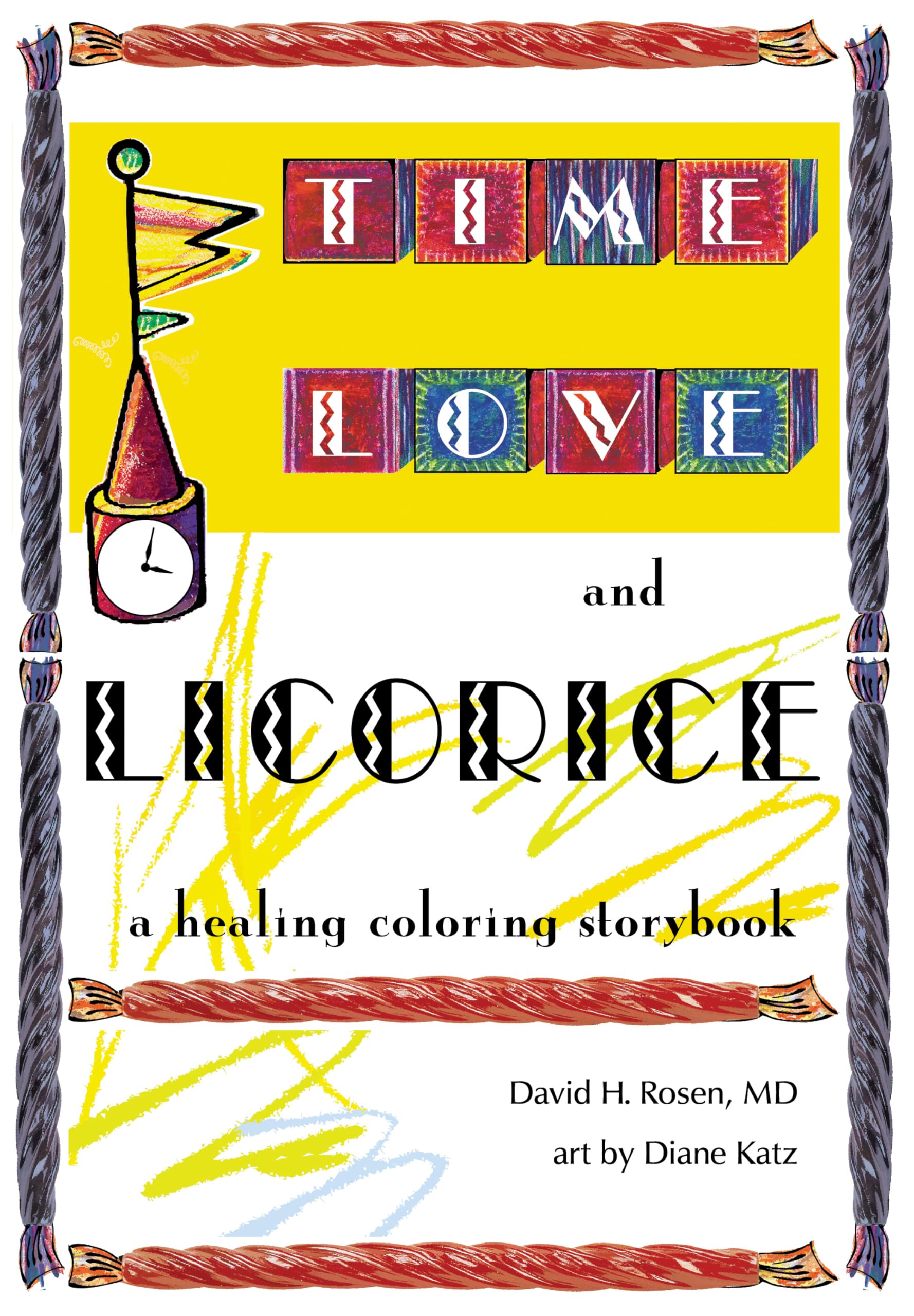 Healing Coloring Book for Adults - Time, Love & Licorice Themed Stress Relief Art Therapy | Perfect for Relaxation, Mindfulness & Creative Expression