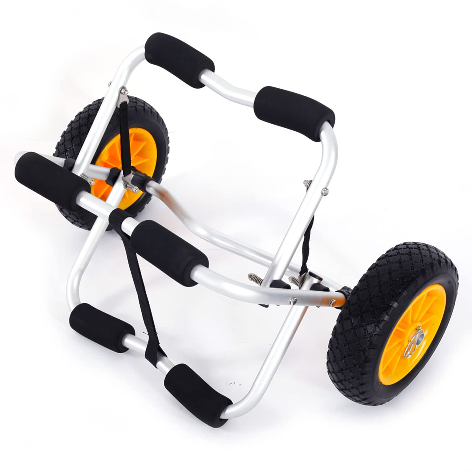 LOVINE Kayak Cart Carrier with Aluminum Pipe & Kickstands for Easy Transport
