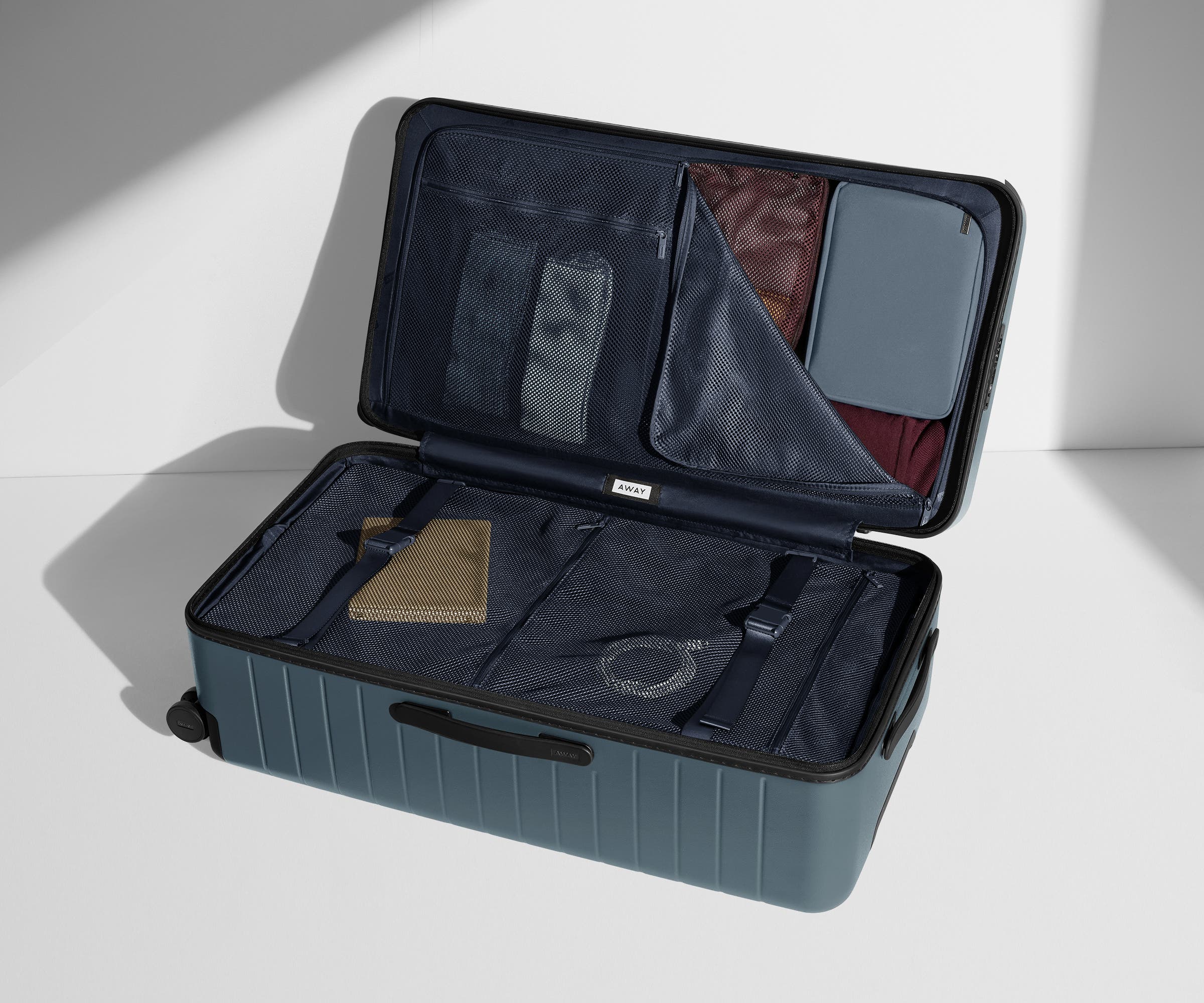Coastal Blue Trunk - Stylish Storage for Travel, Beach, and Home Organization