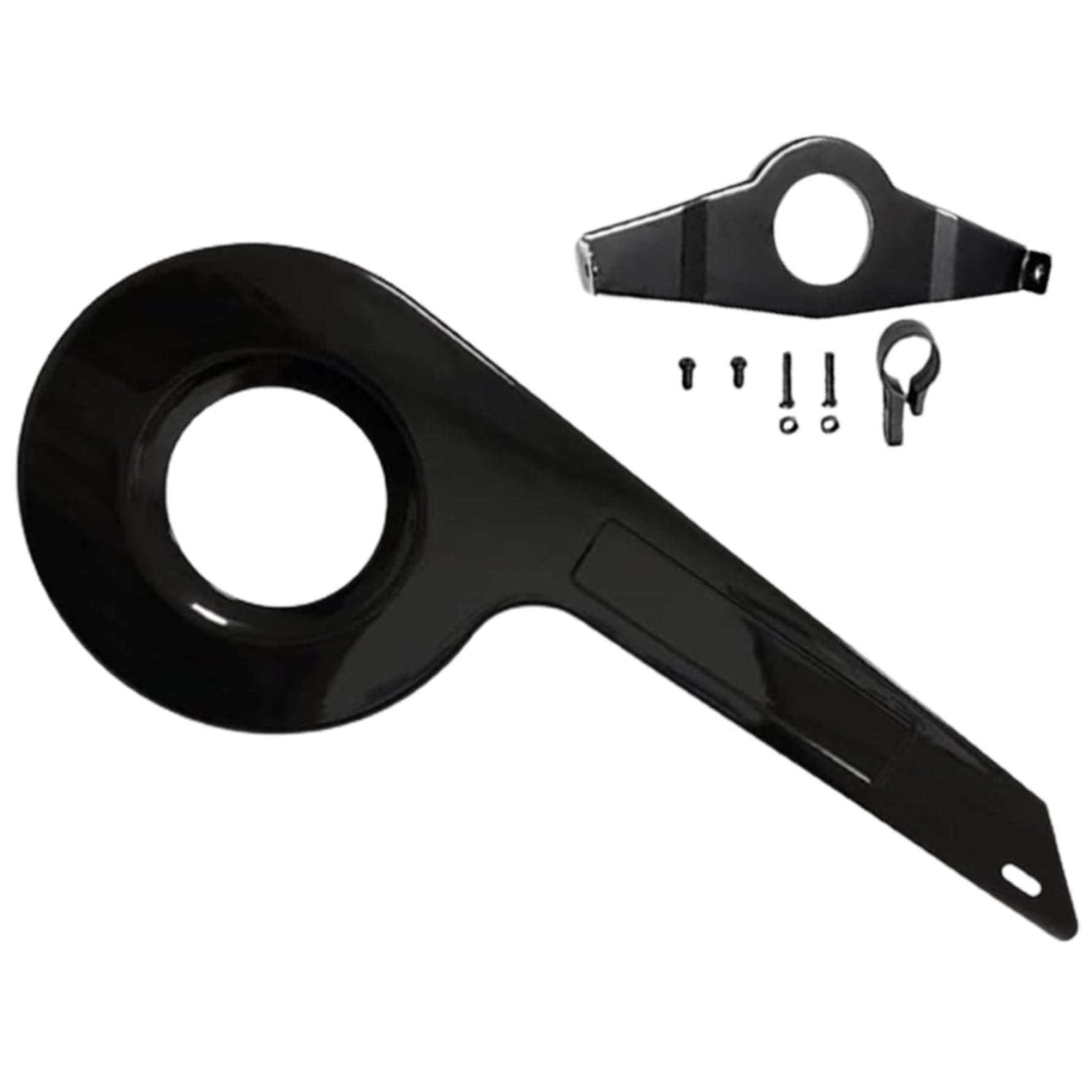 Universal Bike Chain Guard Cover - Fits 32-36 Teeth Sprockets, Durable Chainring Protector for Mountain/Road/Kids Bikes (Black) | Prevent Dirt & Protect Clothing During Commuting, Trail Riding & Family Cycling