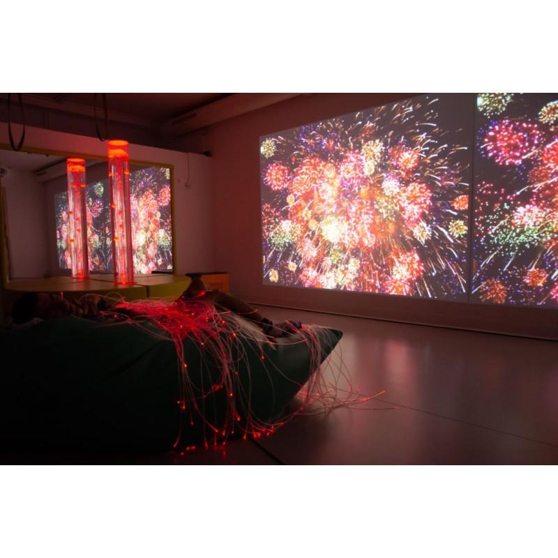Luminea Bubble Tube - Soothing LED Water Lamp for Relaxation & Sensory Therapy - Perfect for Kids Rooms, Autism Therapy, and Spa Decor