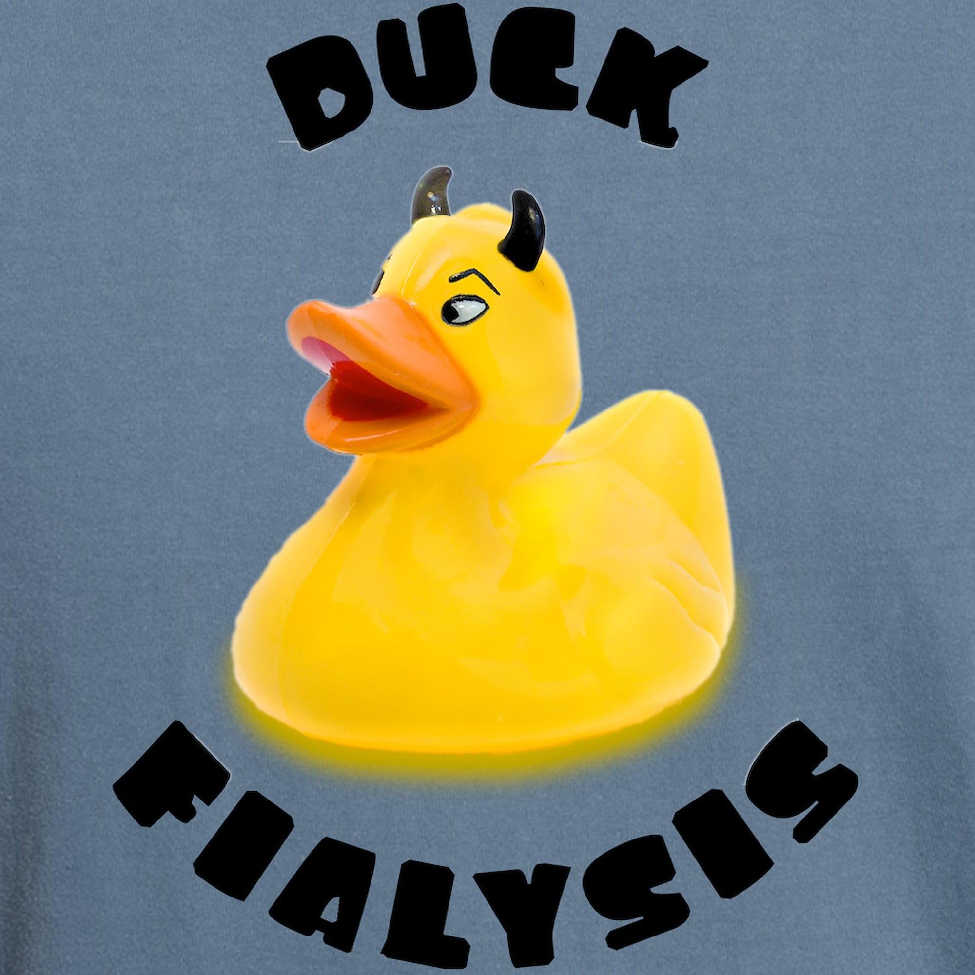 Duck Fialysis T-Shirt for Men - Comfort Colors® Premium Cotton Tee - Funny Duck Design for Casual Wear, Gifts & Everyday Outfits