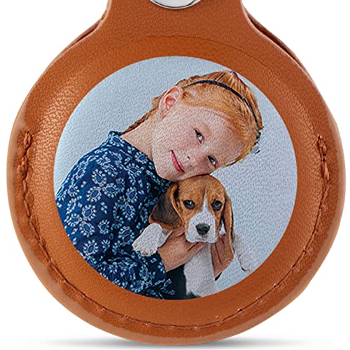 06- Photo in Circle on Brown