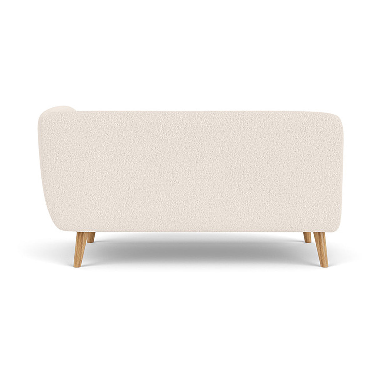 Alfred Boucle Right 2 Seater Modular Sofa - Modern Comfortable Sectional Couch for Living Room, Lounge & Small Spaces