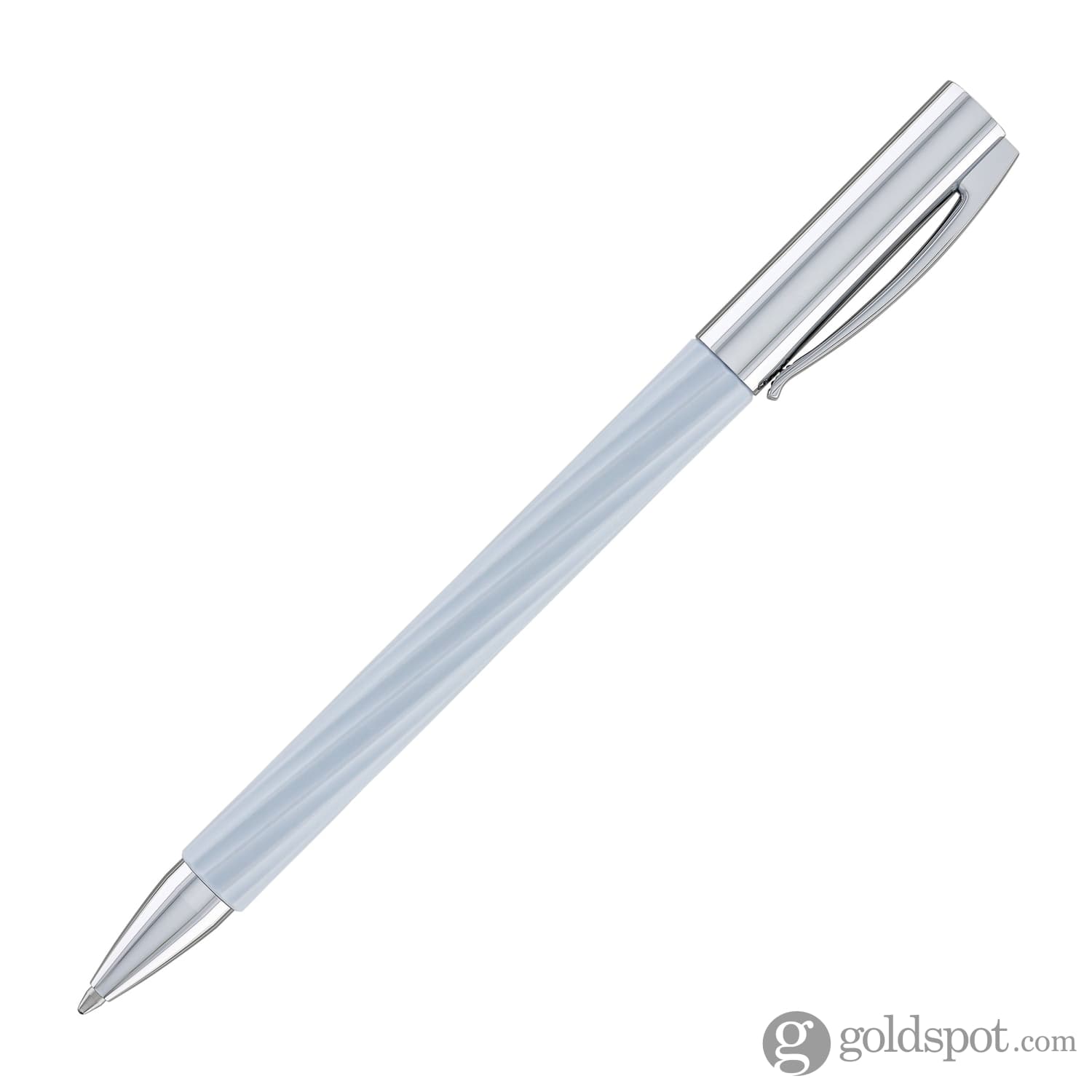 Faber-Castell Ambition Ballpoint Pen - Italic Ice Blue Limited Edition for Writing, Collecting & Gifting | Premium Office & Luxury Pen for Professionals