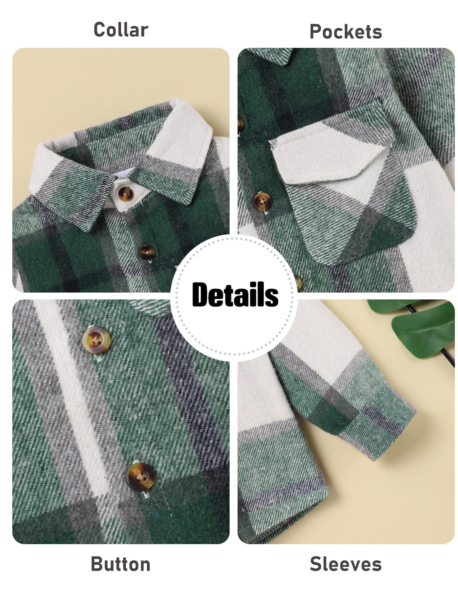 3Pcs Toddler Boy Outfit - Button Down Shirt, T-Shirt & Pants Set | Winter Clothes for Boys 1-3 Years | Warm Casual Wear for Playdates & Holiday Gatherings