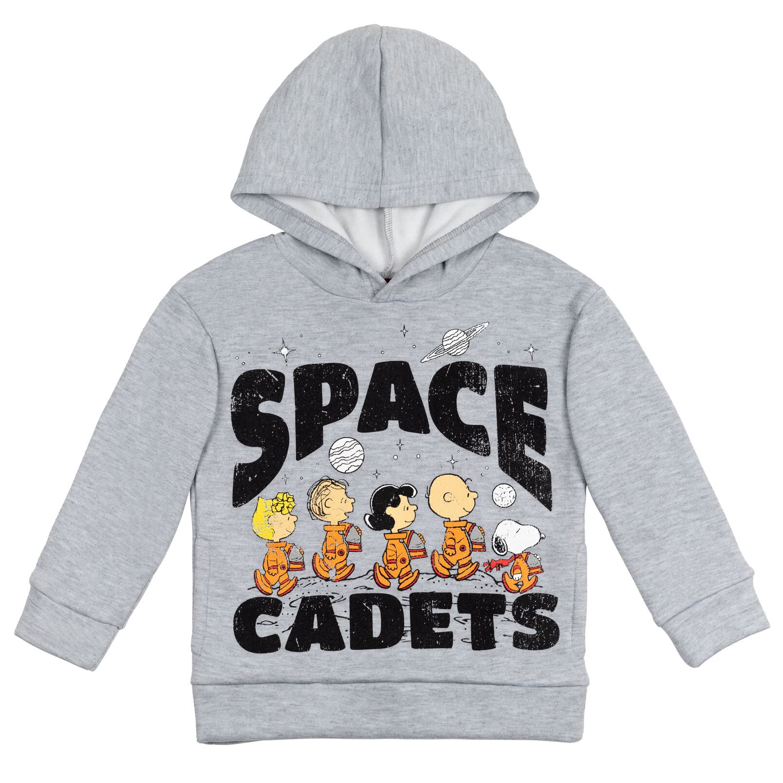 PEANUTS Woodstock Snoopy Fleece Pullover Hoodie for Toddlers & Kids - Warm & Cozy Winter Outfit for Playdates & Family Outings