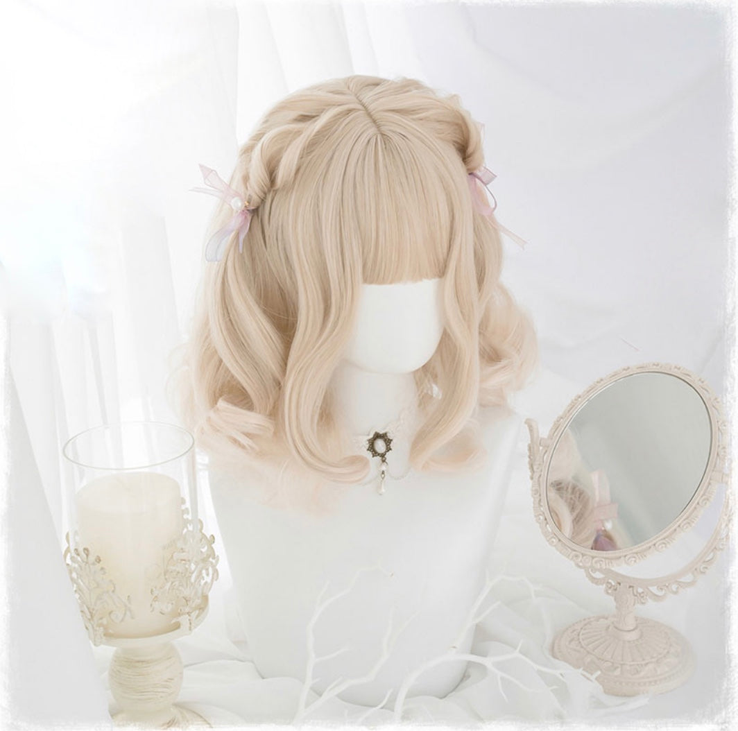 Elegant Sweet Princess Wig for Girls - Perfect for Costume Parties, Halloween, and Dress-Up Play
