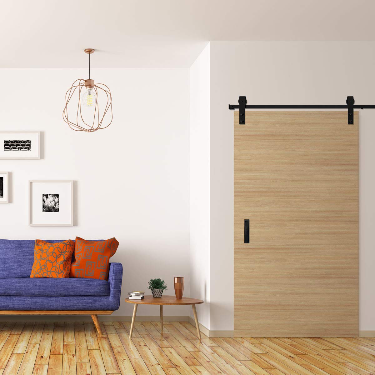 Premium J-Strap Roller Hanger with Bolts for Barn Door Hardware - 1 3/4